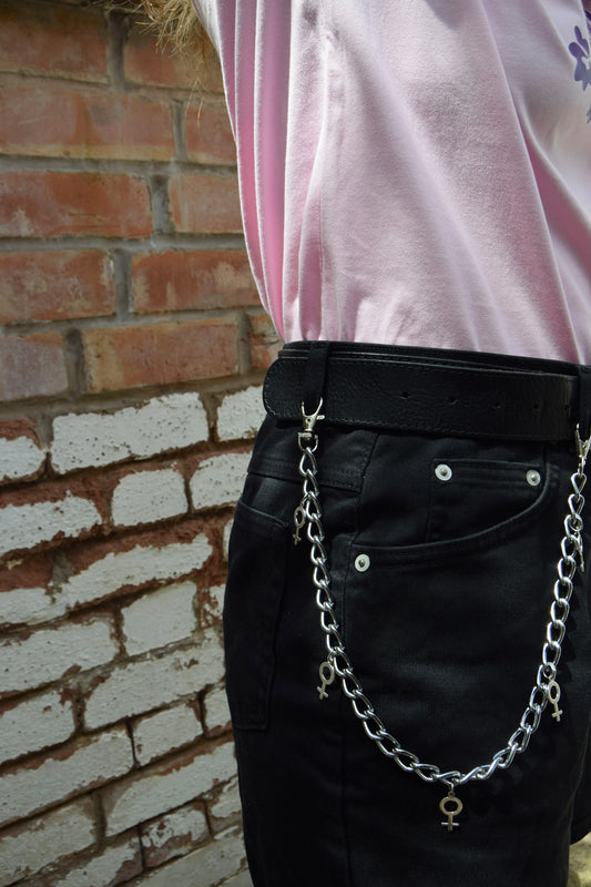 Venus symbol Jean chain, pants chain Leftbians