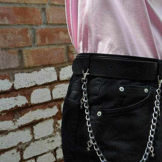 Venus symbol Jean chain, pants chain Leftbians