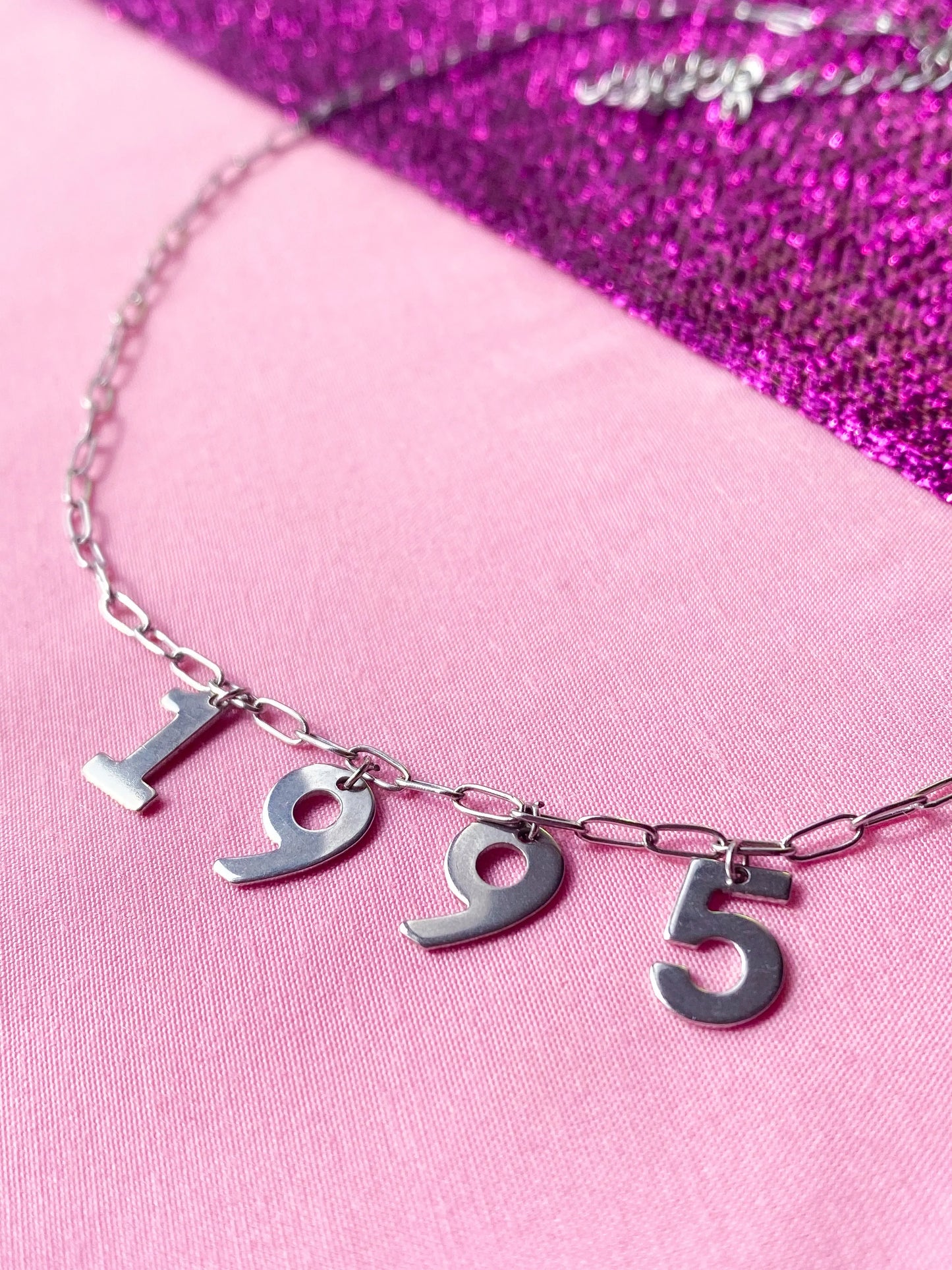 Custom Birthday year necklace Leftbians