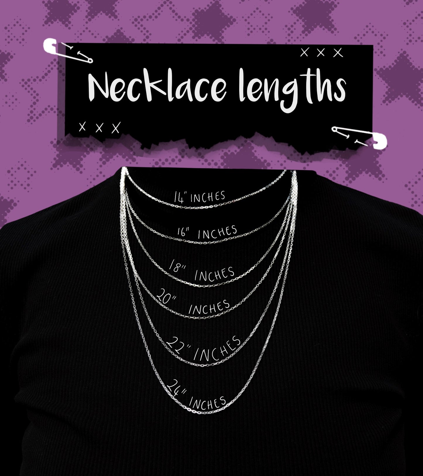 O ring chain choker necklace