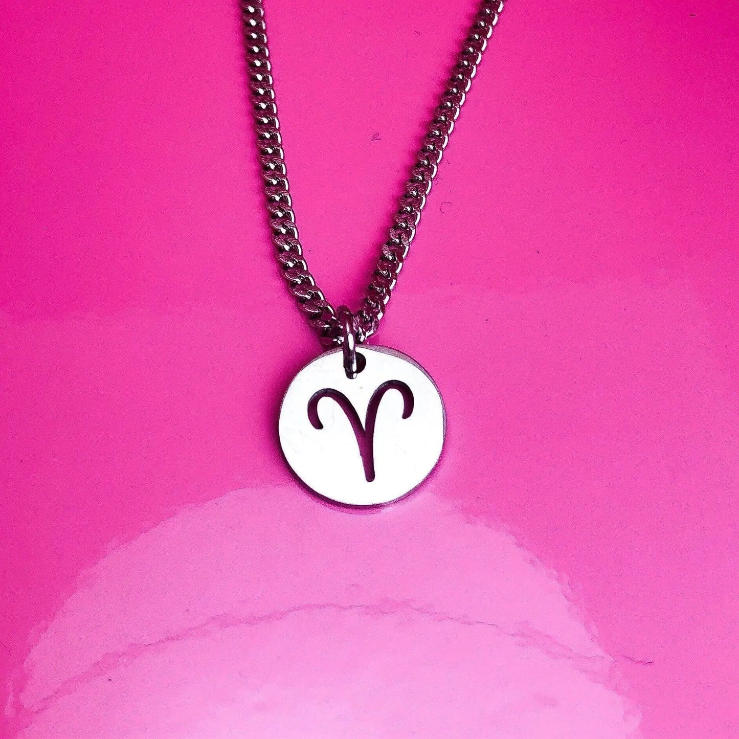 Zodiac Star Sign necklace, 100% stainless steel Leftbians