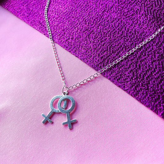 Double Venus necklace Leftbians