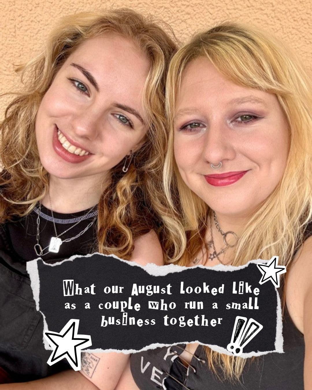 What our August looked like as a couple who run a small business together