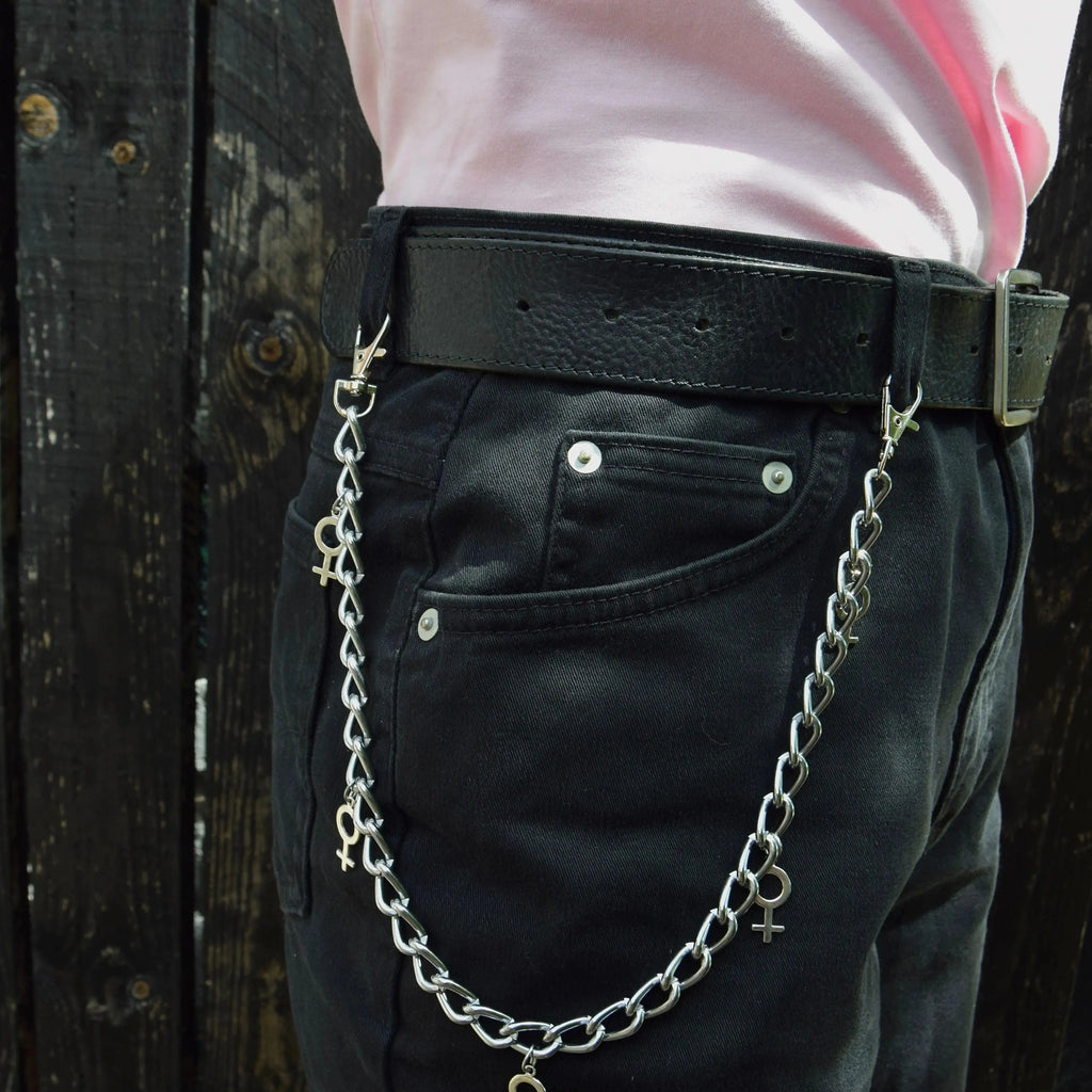 Venus symbol Jean chain, pants chain Leftbians