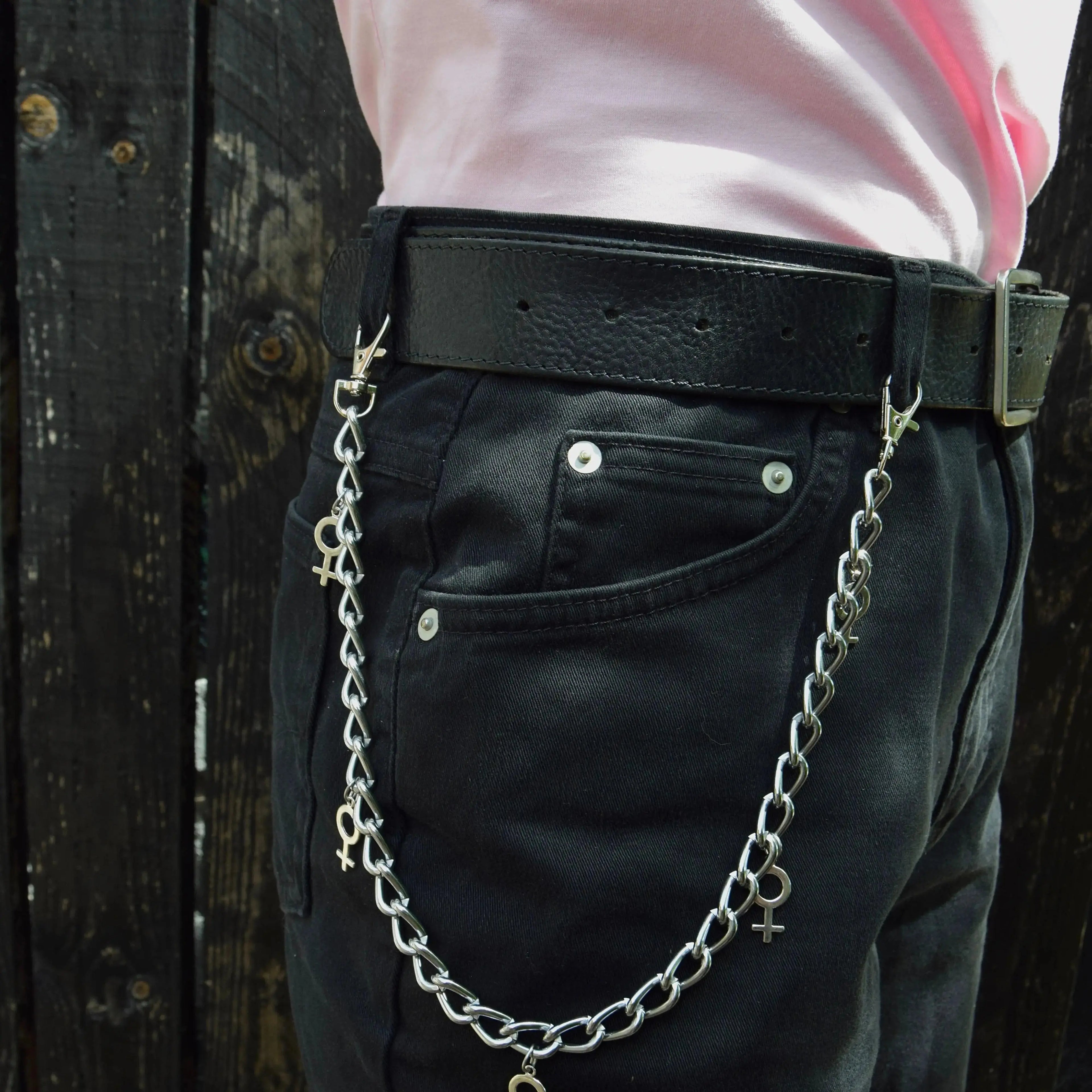 Venus symbol Jean chain, pants chain Leftbians
