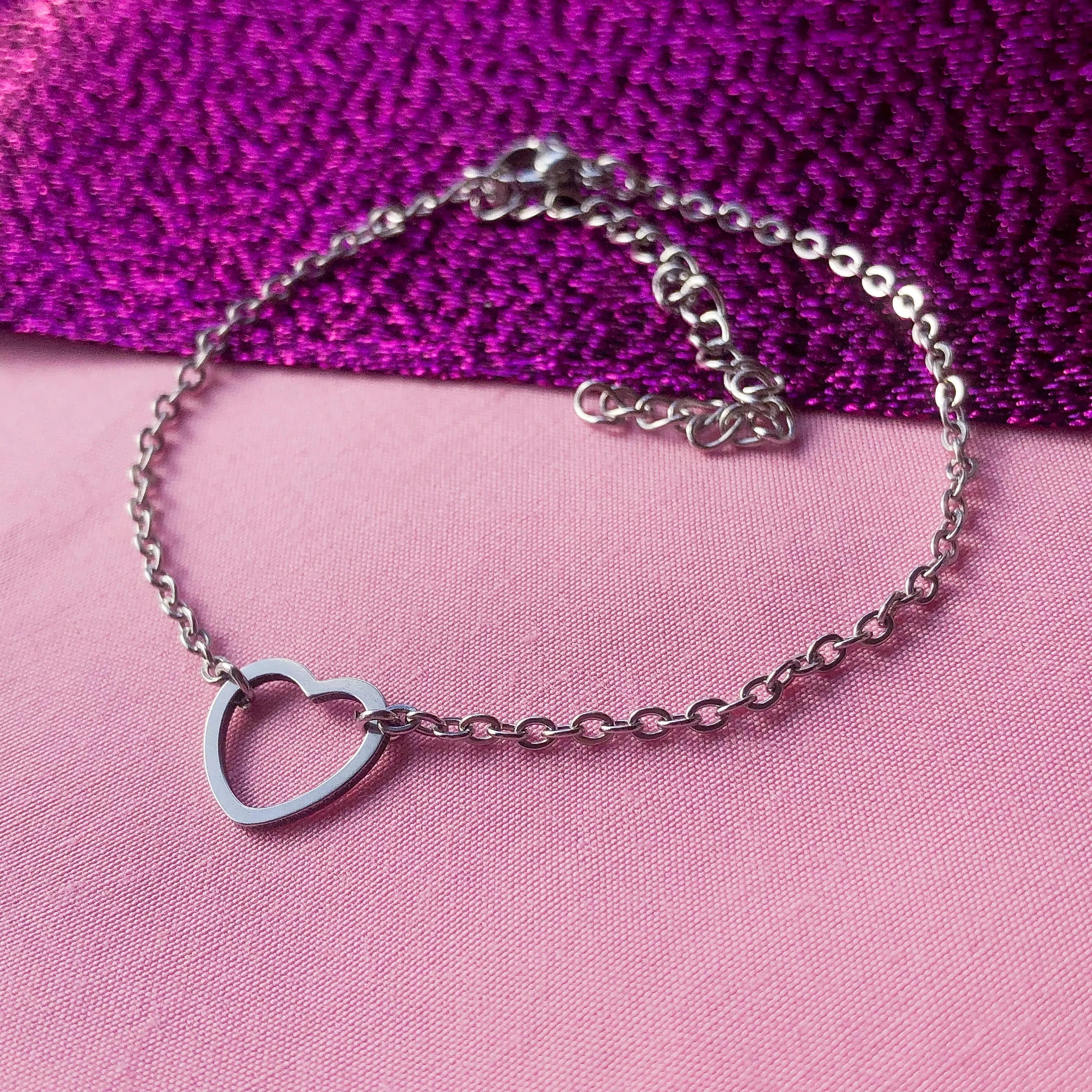 Love heart charm bracelet Leftbians