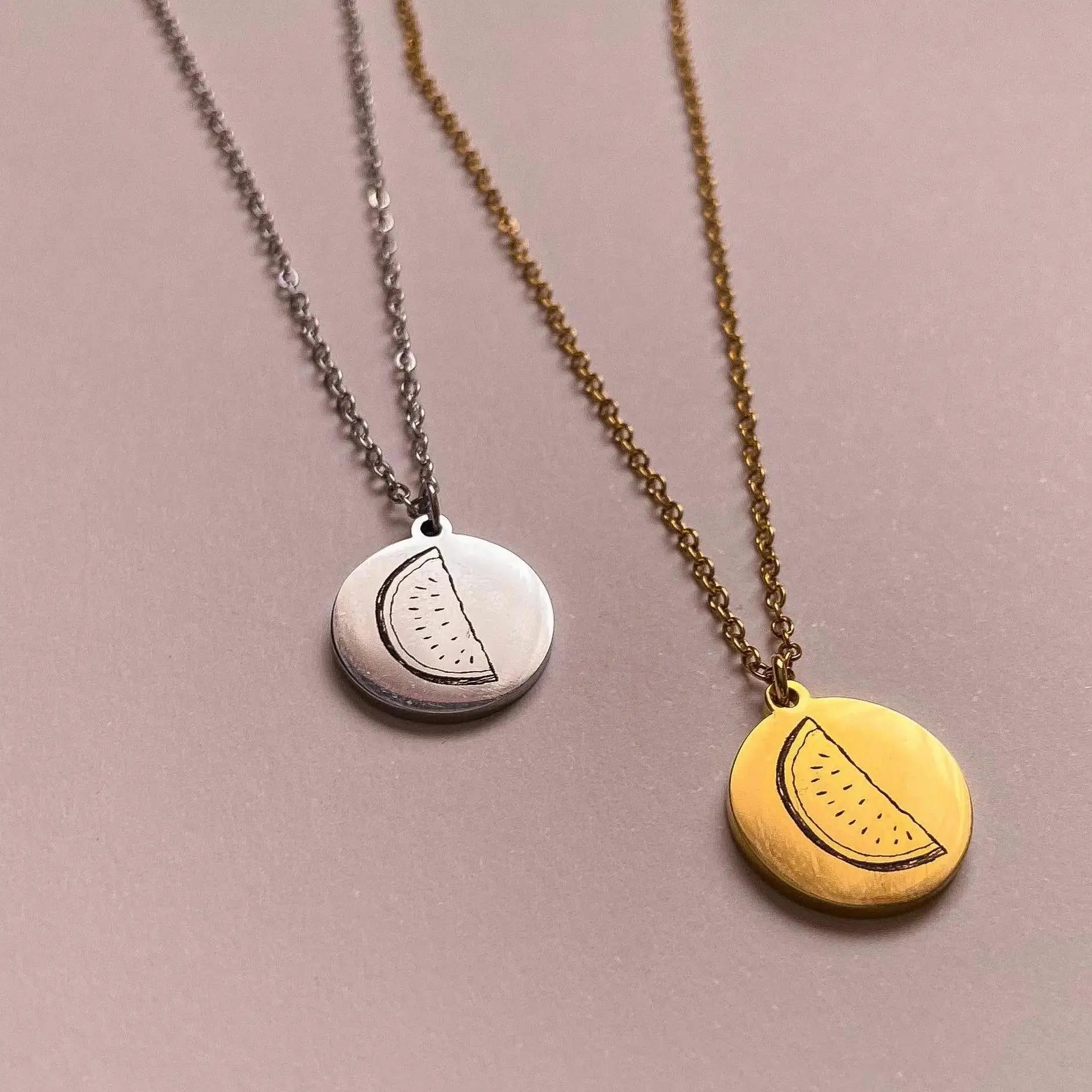 Watermelon Palestine Necklace - Fundraiser Leftbians