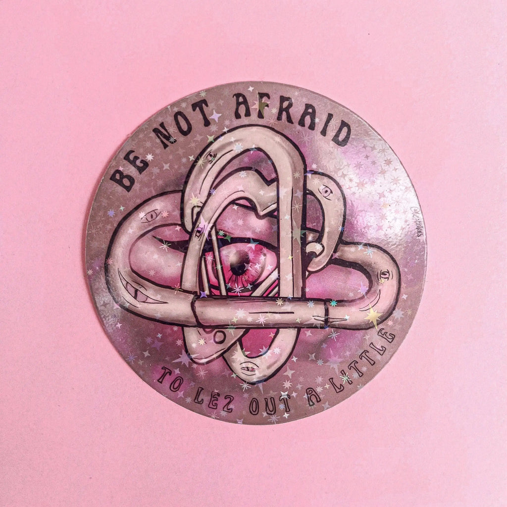 Biblically Accurate Lesbian Sticker Leftbians