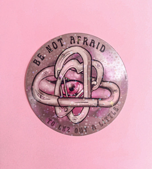 Biblically Accurate Lesbian Sticker Leftbians