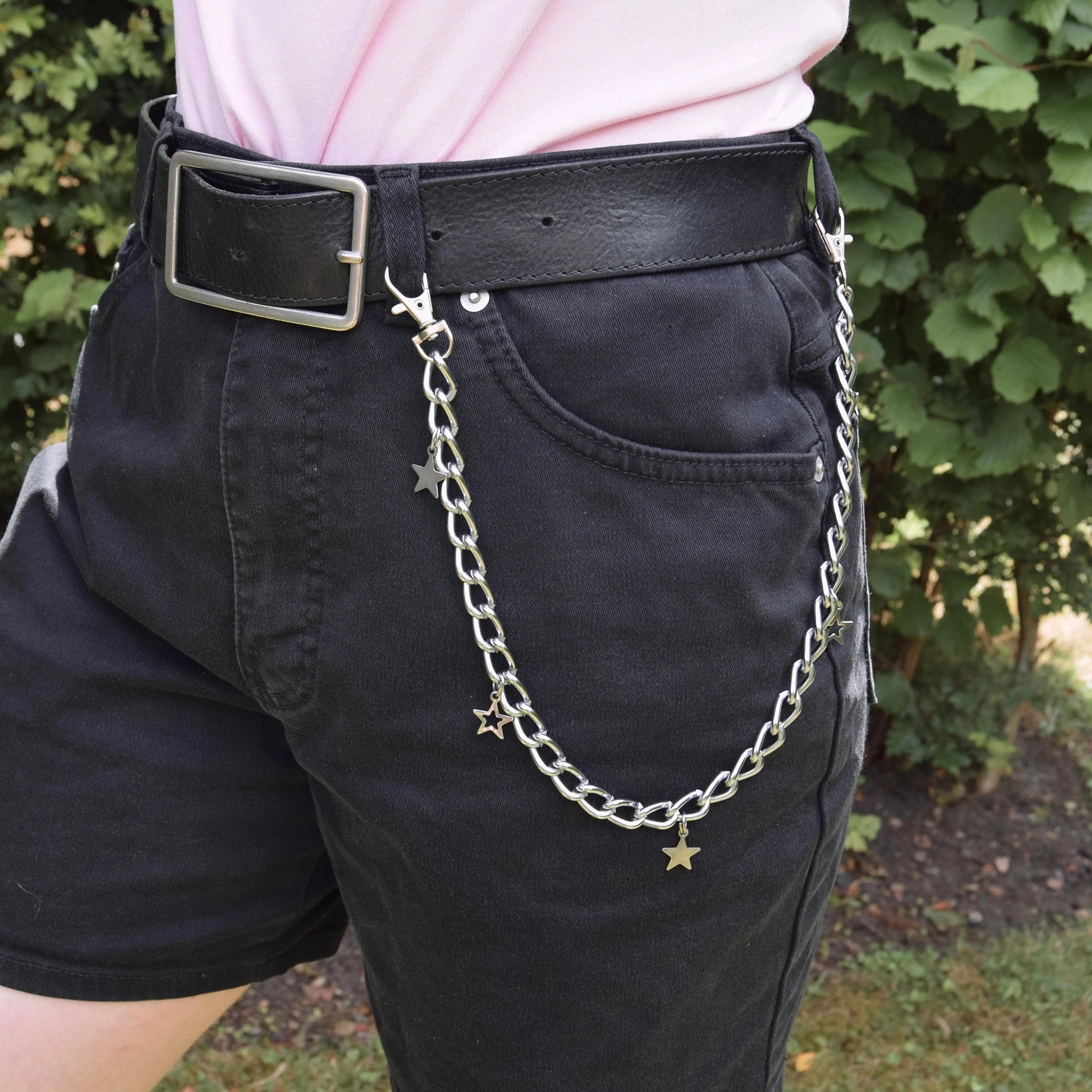 Jean chain with multiple Star charms Leftbians