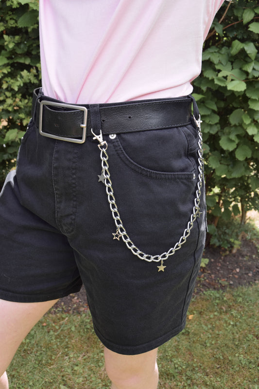 Jean chain with multiple Star charms