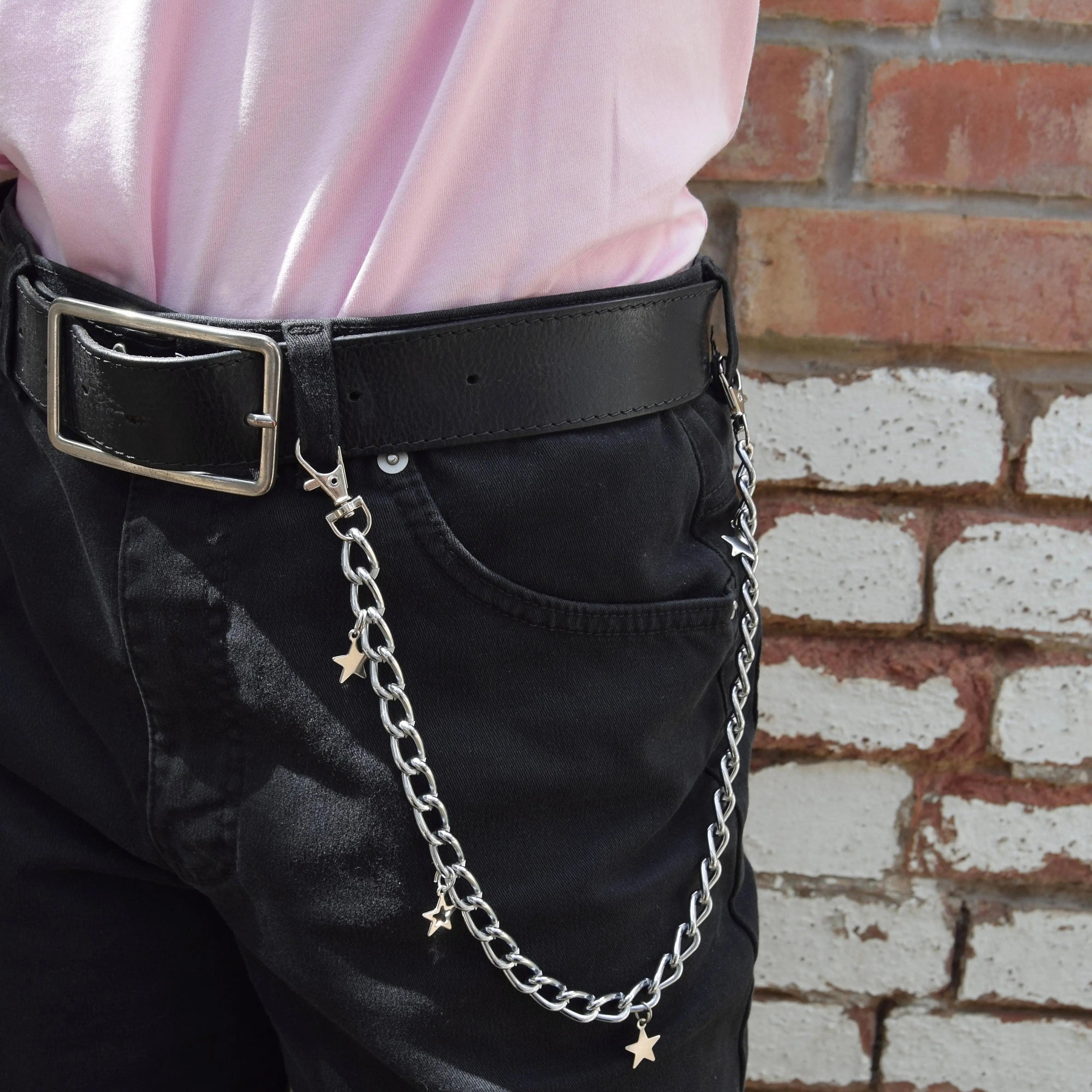 Jean chain with multiple Star charms Leftbians