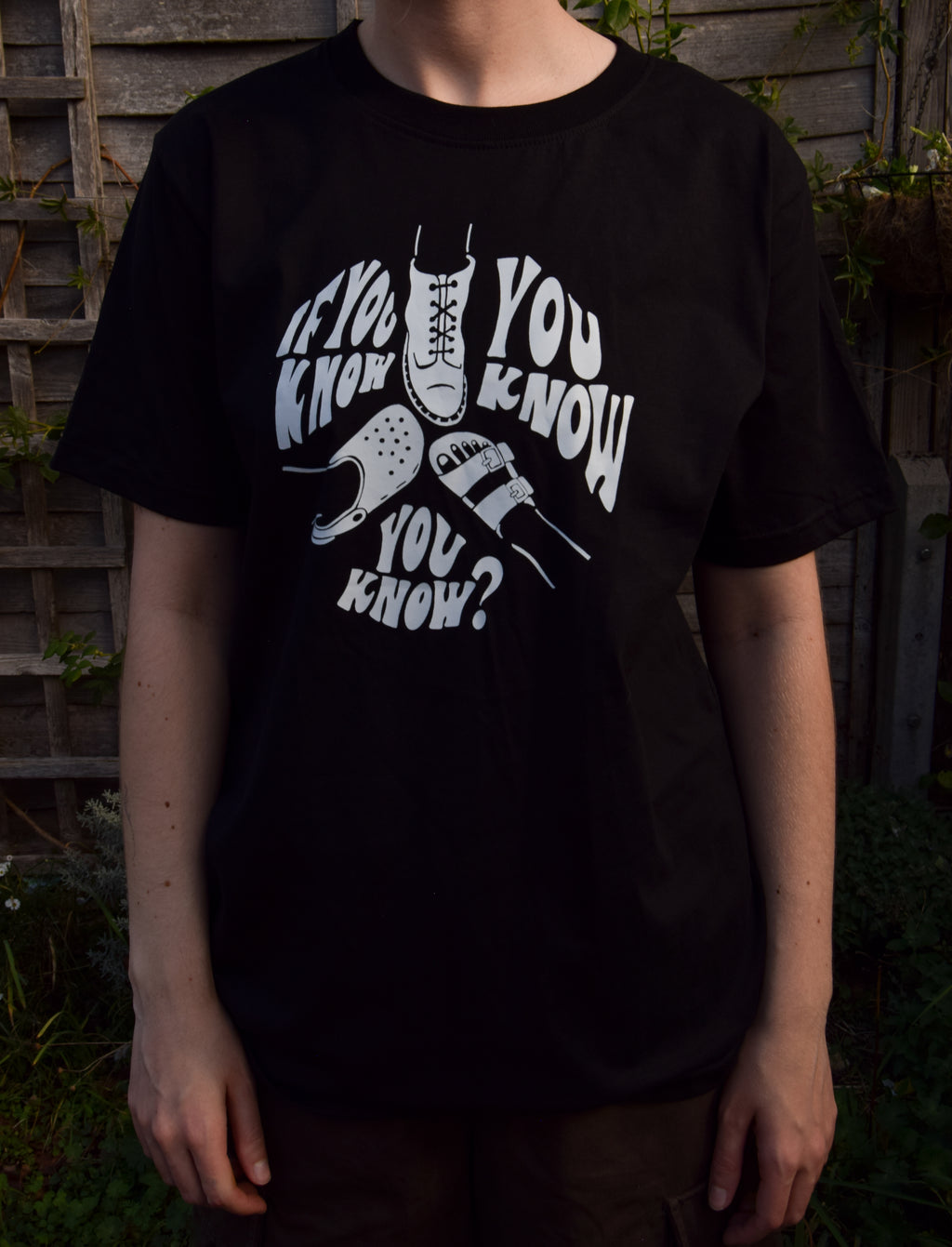 If You Know You Know Organic Cotton T-Shirt in Black