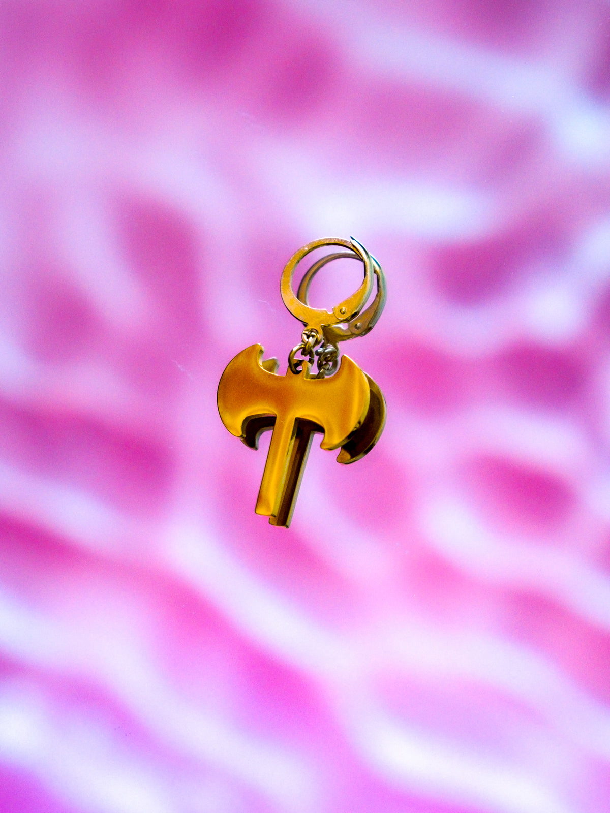Gold Labrys Earrings in 304 Stainless Steel