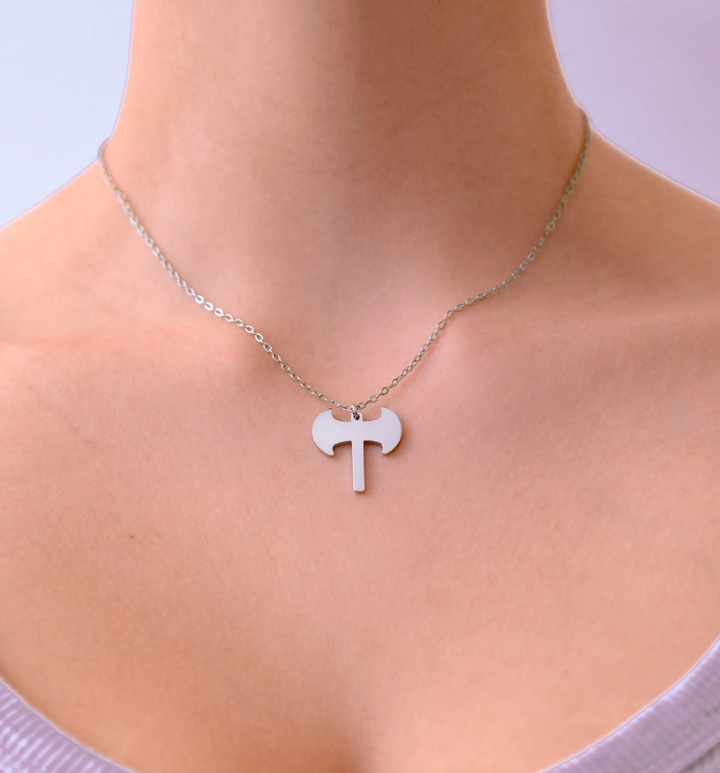 Labrys Symbol Necklace in 304 Stainless Steel