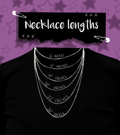 O ring chain choker necklace