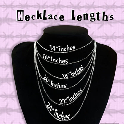 Gold GIRLS letter charm chain in 304 stainless steel Leftbians
