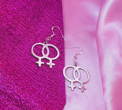 Double Venus symbol Earrings