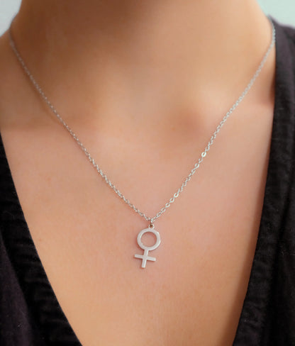 Venus symbol necklace in 304 stainless steel Leftbians