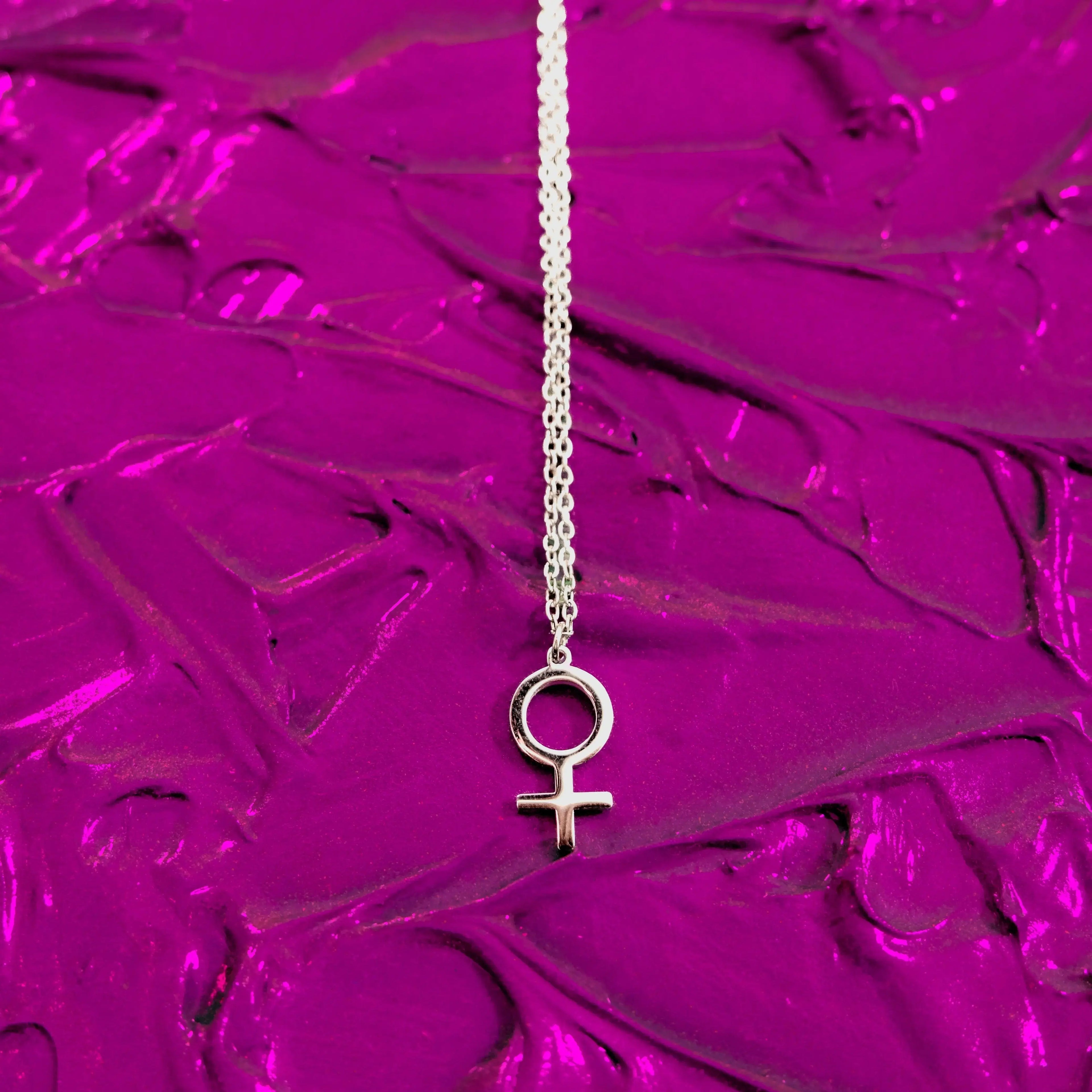 Venus symbol necklace in 304 stainless steel Leftbians
