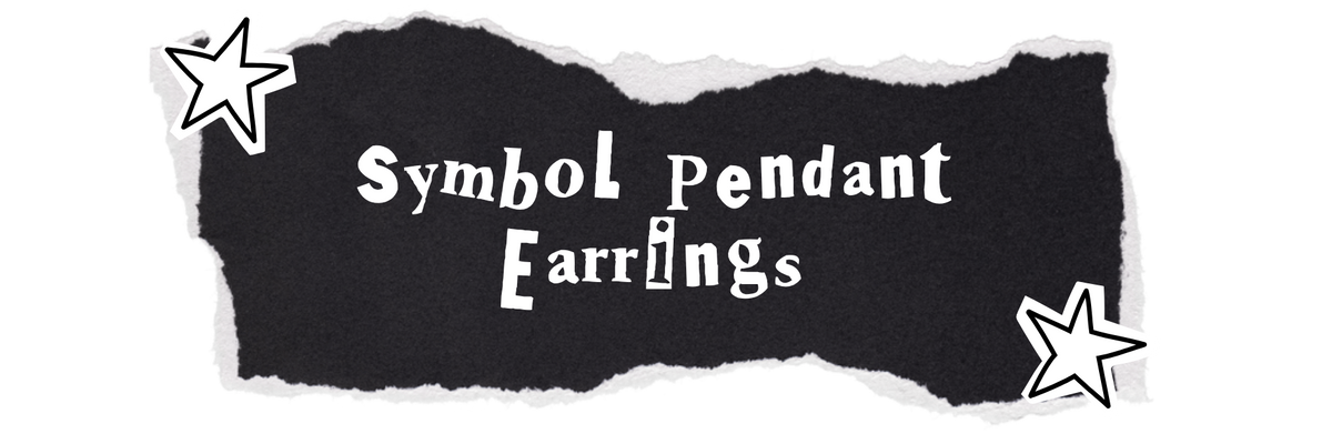 Symbol Pendant Earrings
