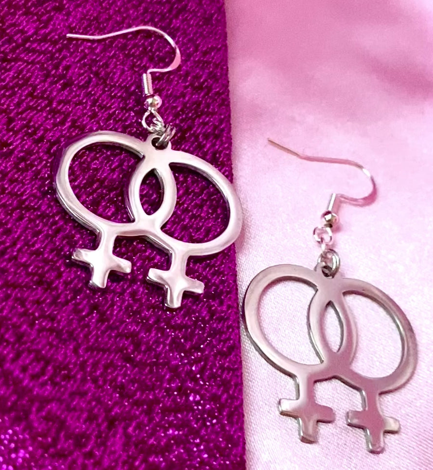 Double Venus symbol Earrings