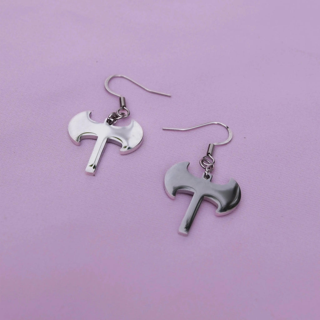 Labrys earrings in 304 stainless steel Leftbians