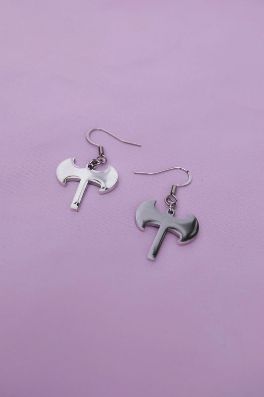 Labrys earrings in 304 stainless steel
