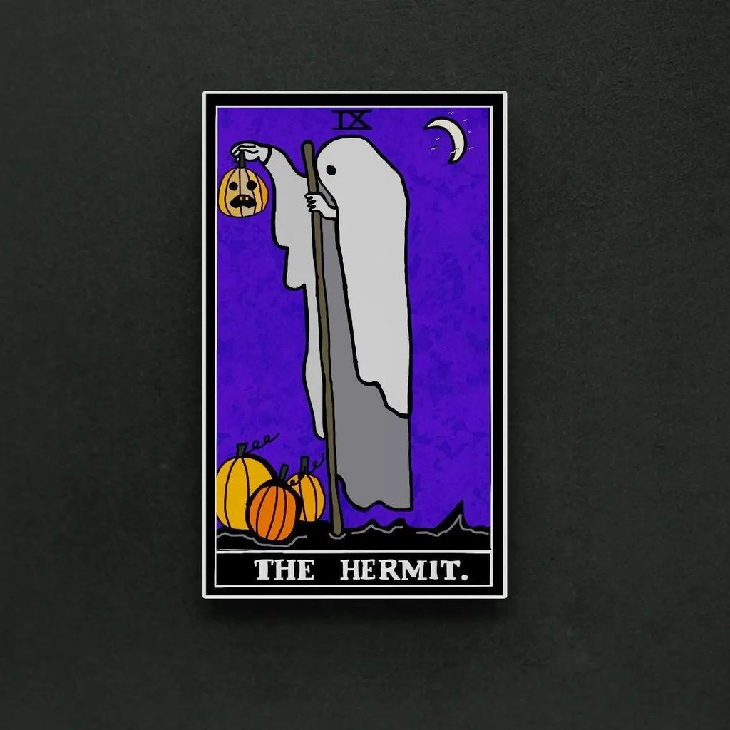 The hermit tarot card wall art Leftbians