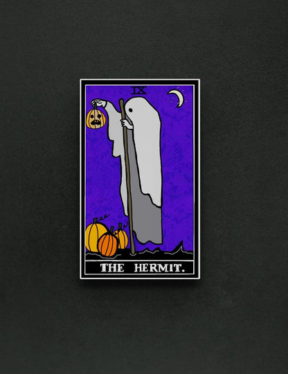 The hermit tarot card wall art