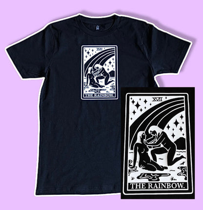 The Rainbow Tarot card Black T-shirt