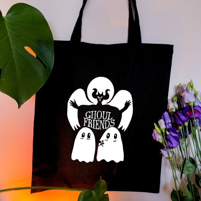 The Lovers halloween tarot card black Tote Bag